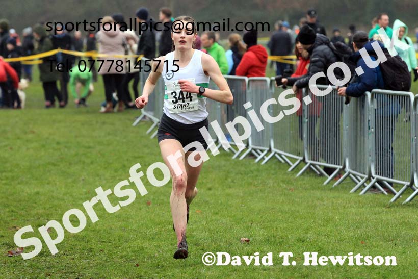 Senior Womens 2023 Northern Cross Country Champs., Witton Park, Blackburn. Photo: David T. Hewitson/Sports for All Pics